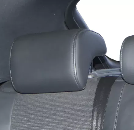1x A3 8P Kopfstütze hinten (rechts oder links) schwarz Leder Sportback Perlna (187477)