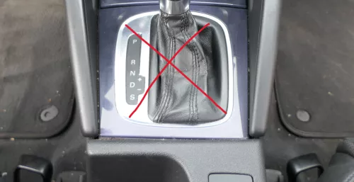 Audi A3 8P Abdeckung Rahmen für Schaltknauf dekor - blau