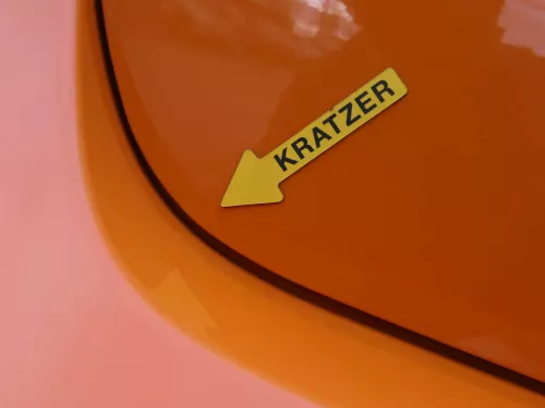 Seat Ibiza 6J Heckklappe Klappe hinten 2/3-Türer orange LP2C Spoiler mit Scheibe (200652)