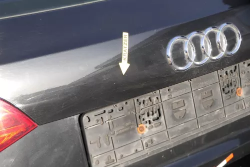 Audi A4 B8 8K Kombi Avant hinten Heckklappe mit Scheibe Deckel schwarz LZ9Y (200730)
